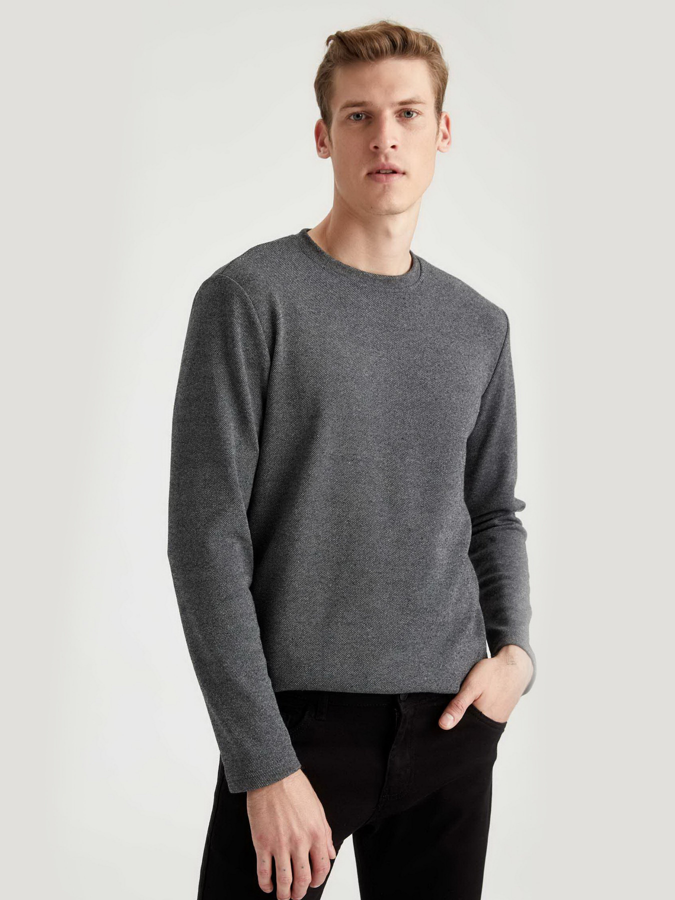 Пуловер DeFacto модель S8196AZ-GR210 Фото
