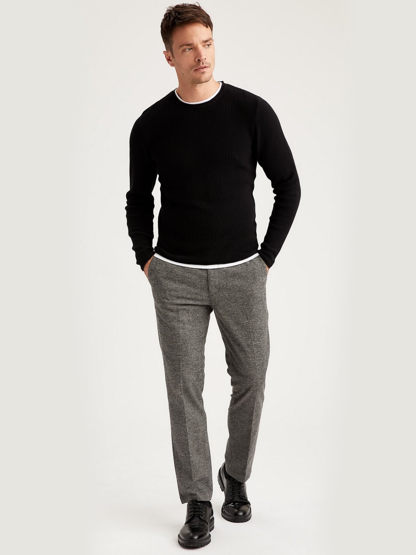 Джемпер DeFacto модель T1048AZ-BK27 Фото