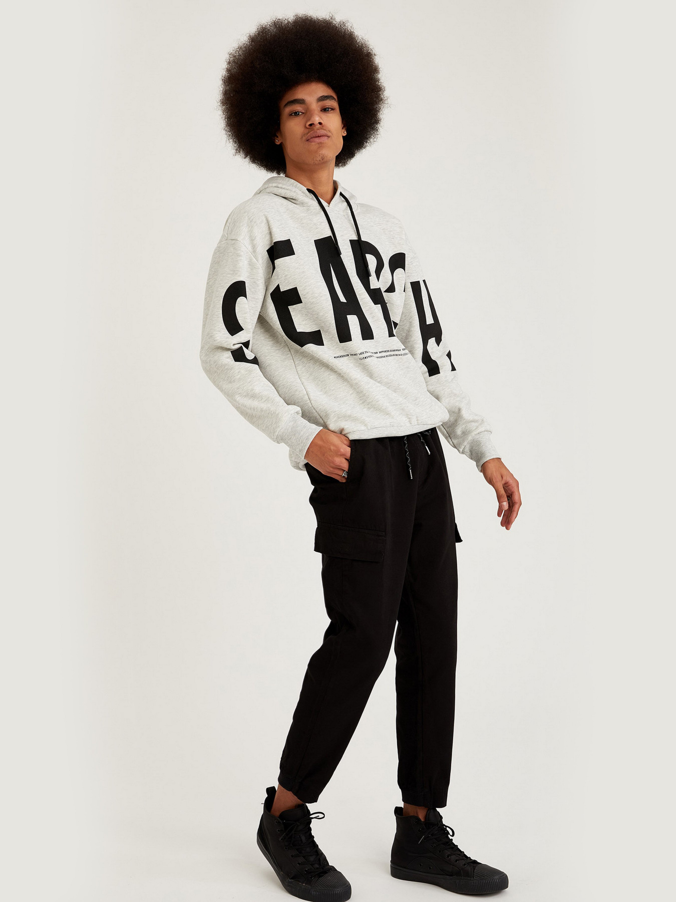 Худи DeFacto модель T7699AZ-GR210 Фото