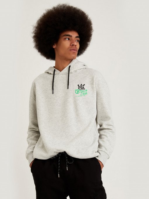 Худи DeFacto модель T7697AZ-GR210 Фото