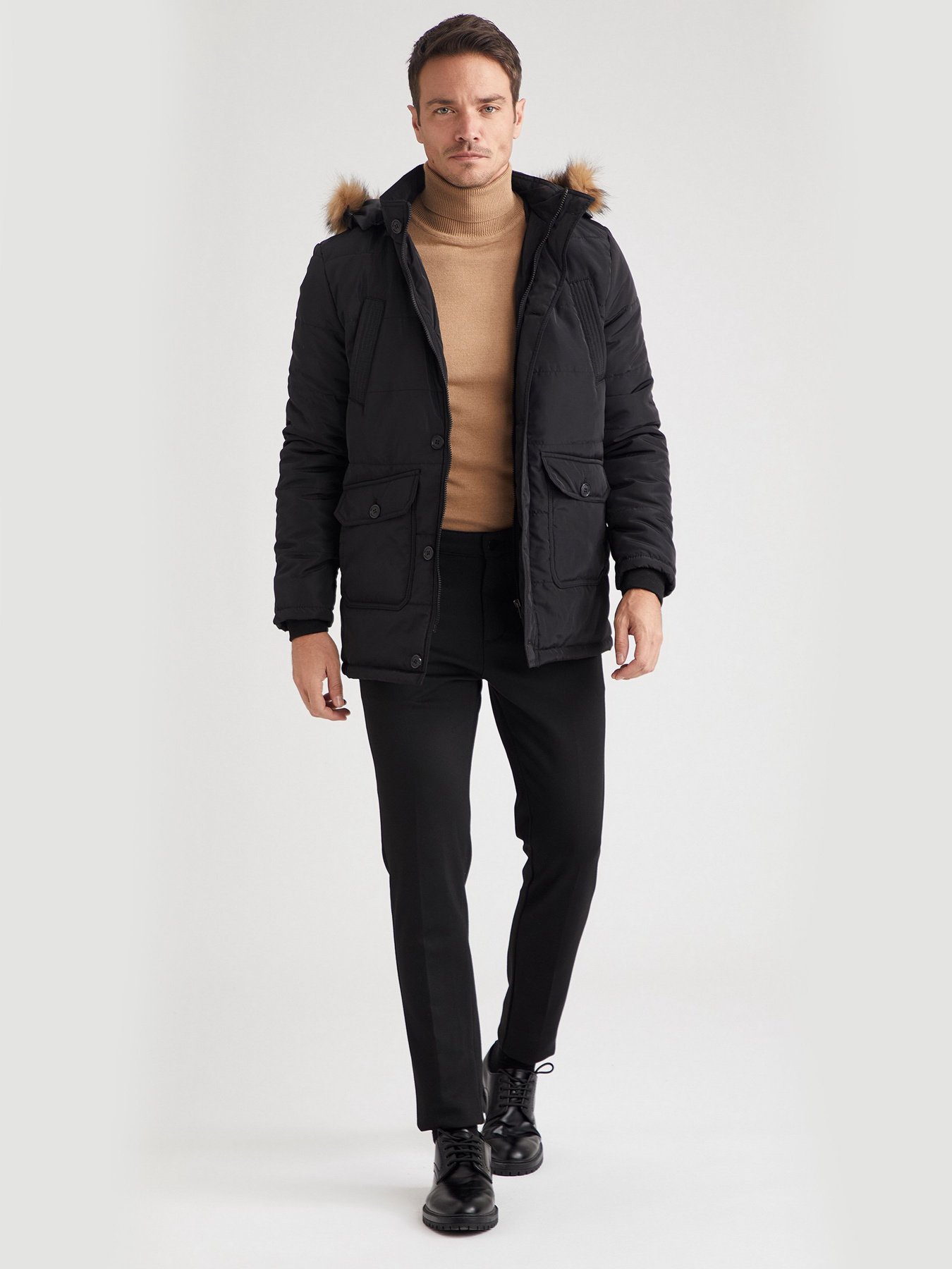 Парка DeFacto модель R5043AZ-BK27 Фото