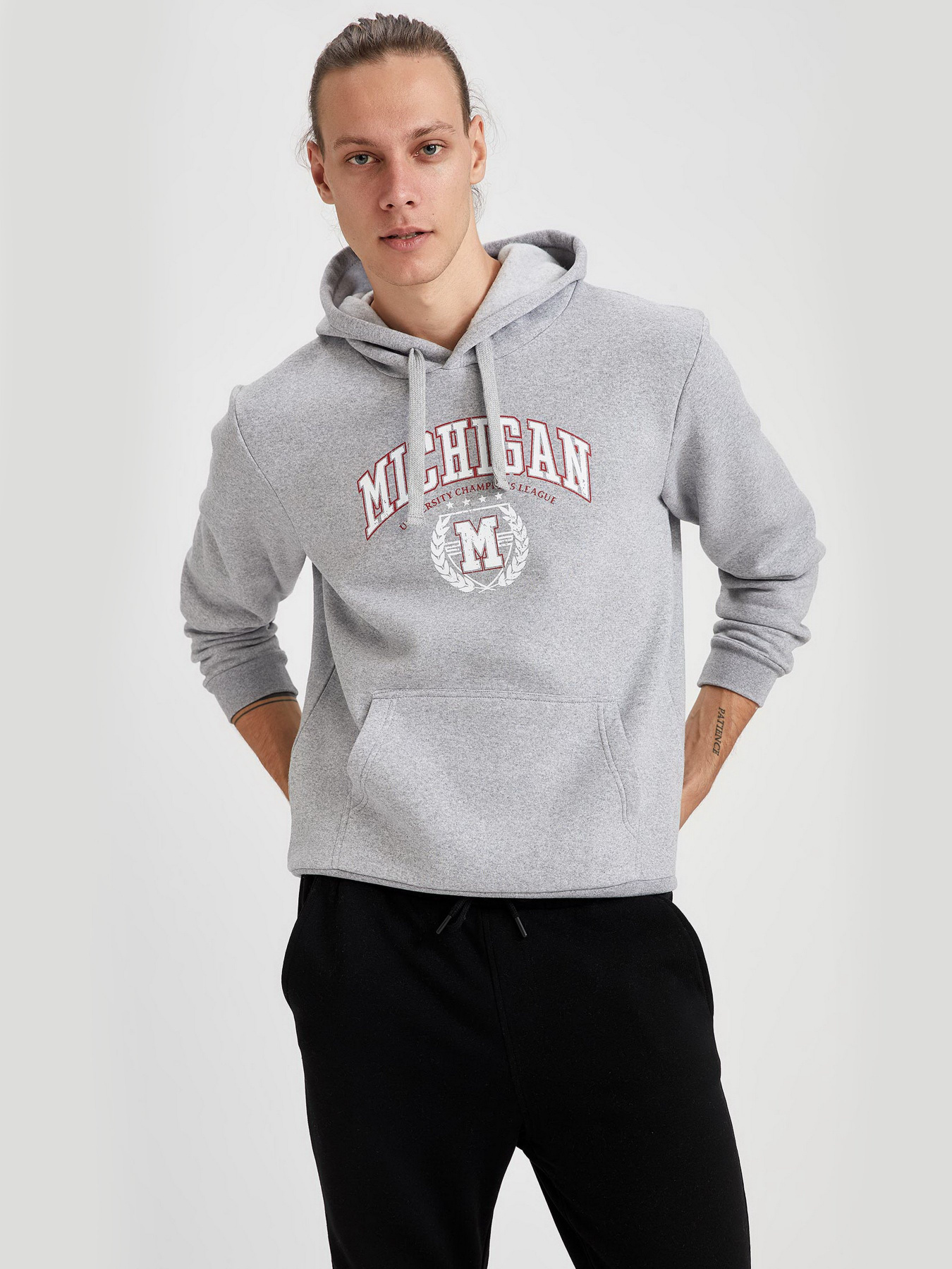 Худи DeFacto модель T5607AZ-GR362 Фото