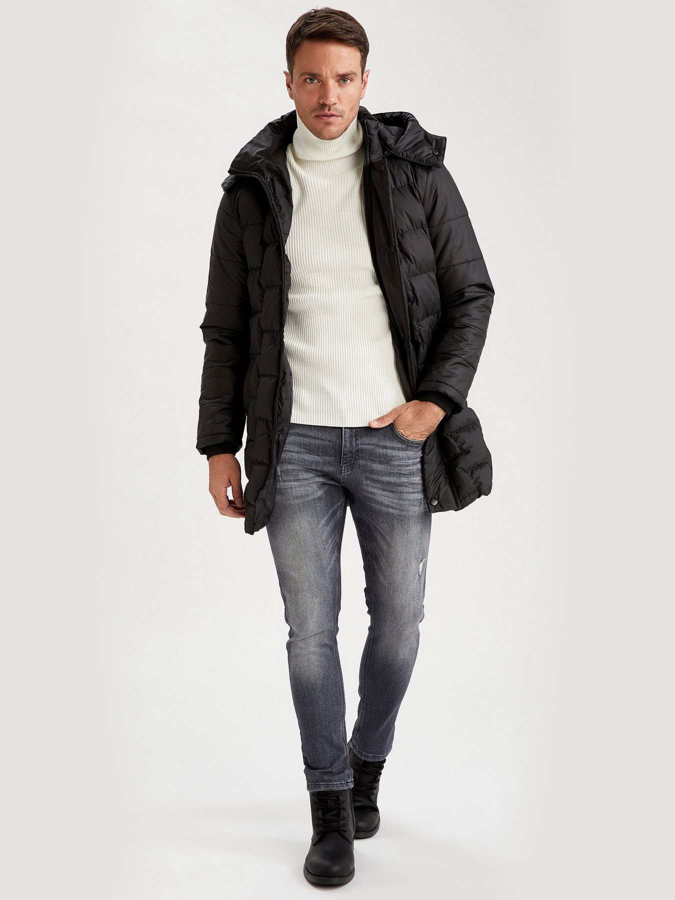 Зимова куртка DeFacto модель T2239AZ-BK27 Фото