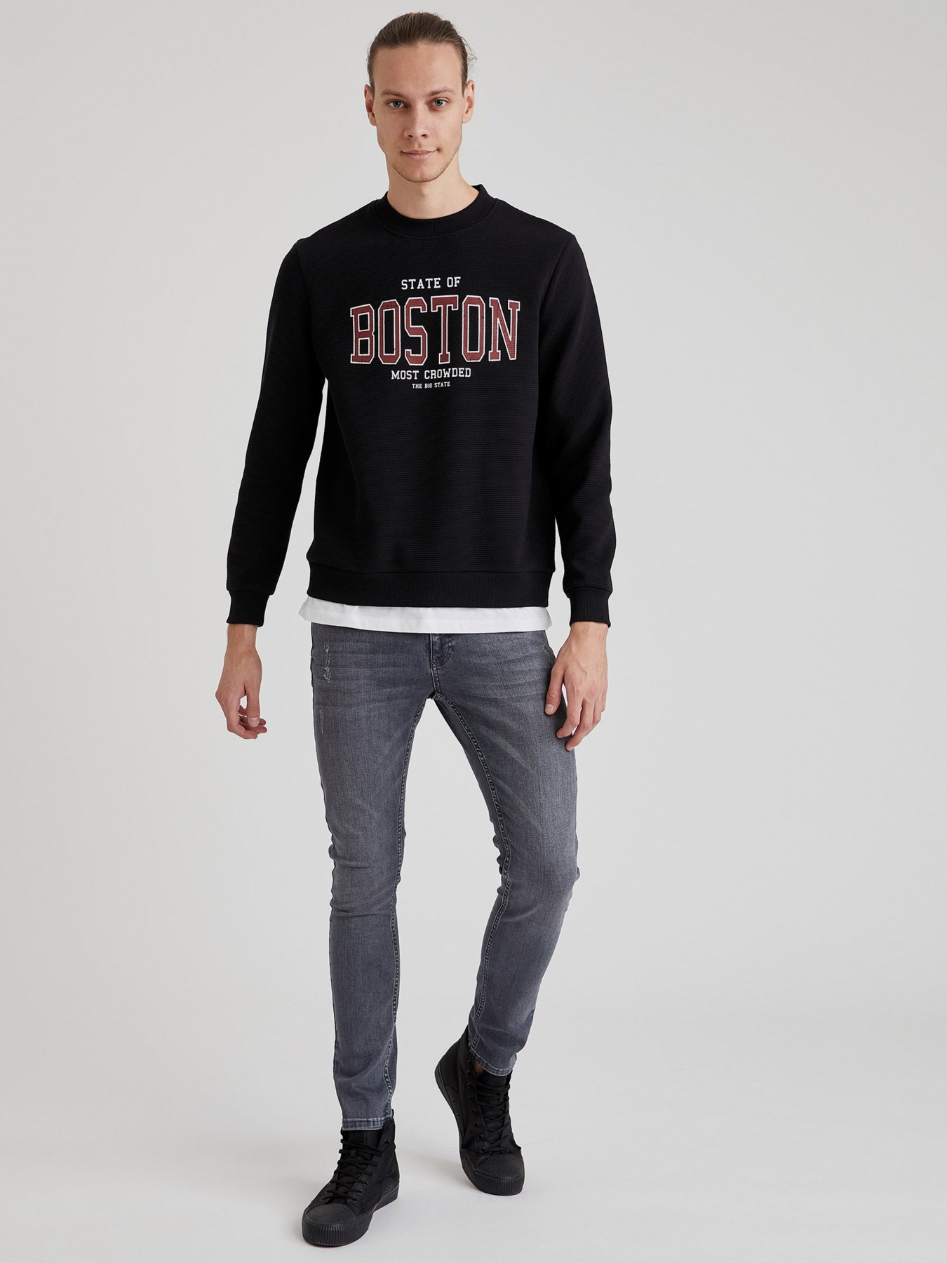 Свитшот DeFacto модель T5281AZ-BK27 Фото