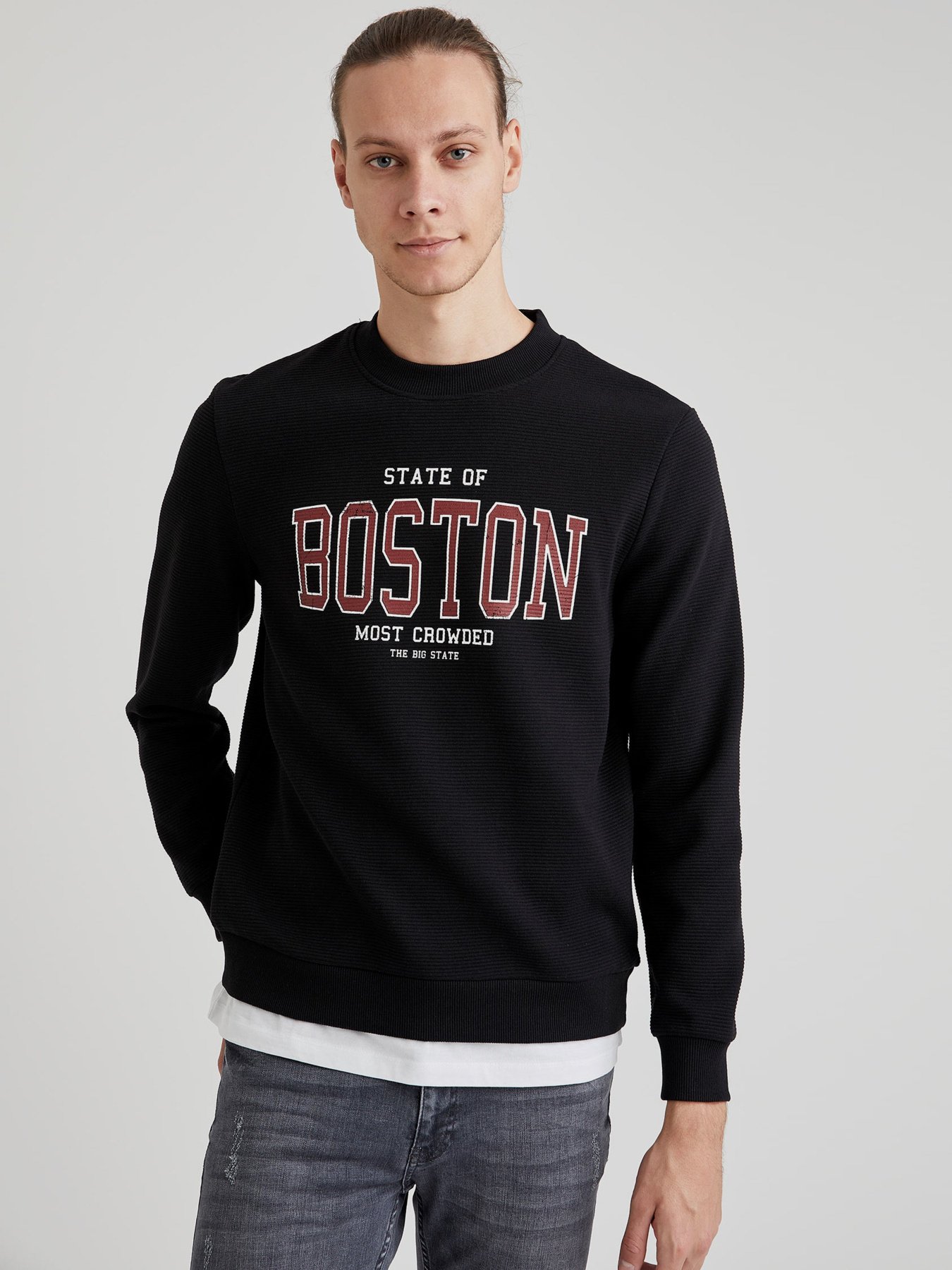 Світшот DeFacto модель T5281AZ-BK27 Фото