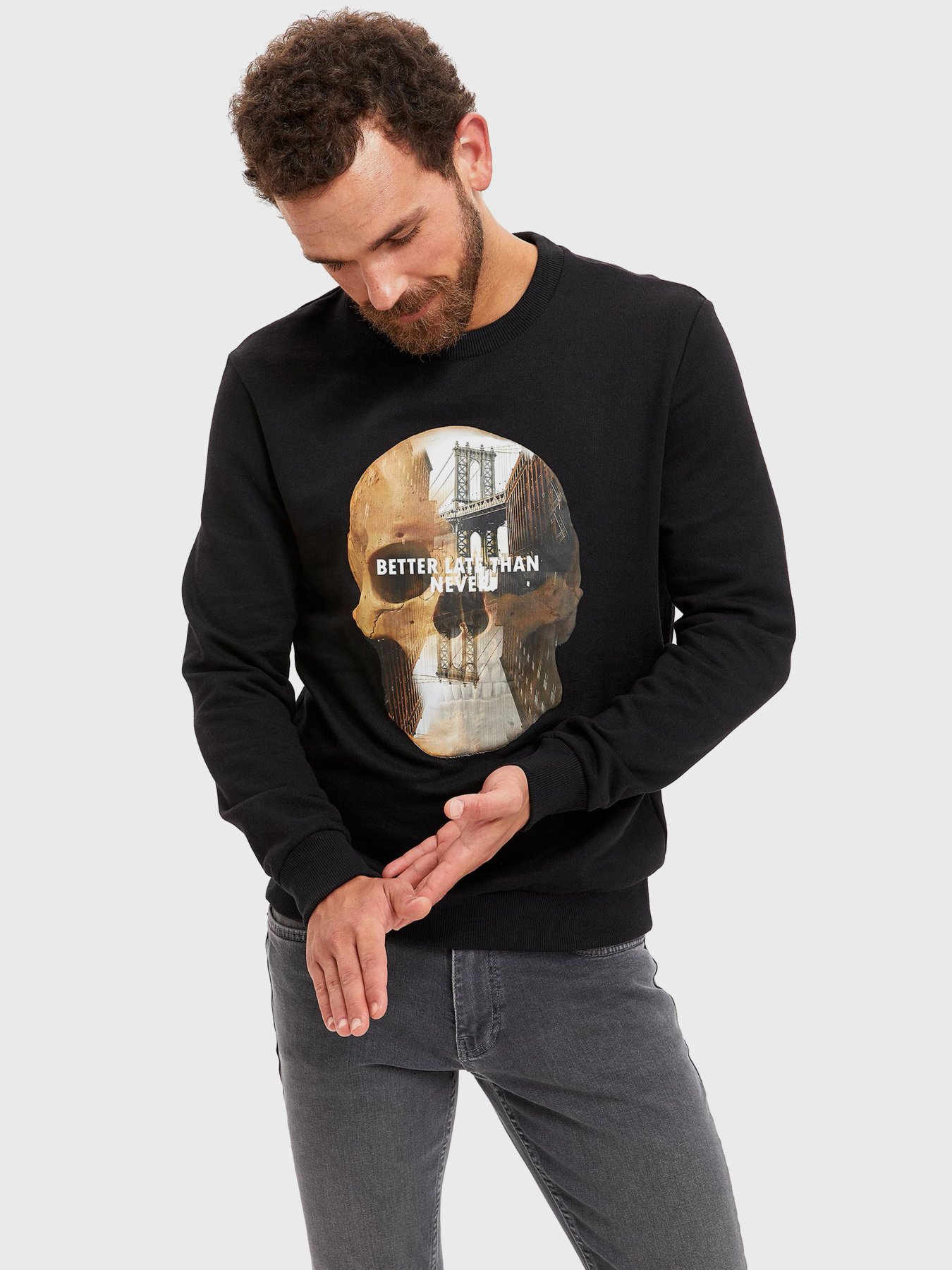 Світшот DeFacto модель R3229AZ-BK27 Фото