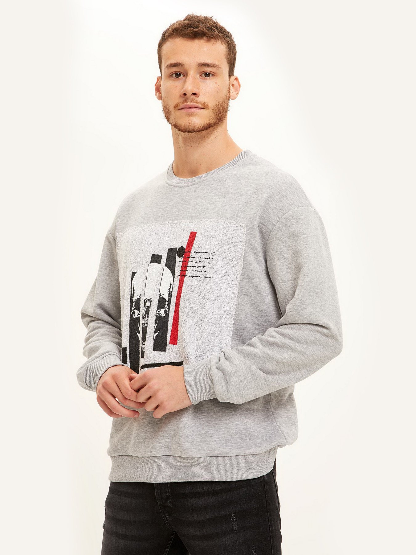 Свитшот DeFacto модель S8039AZ-GR362 Фото