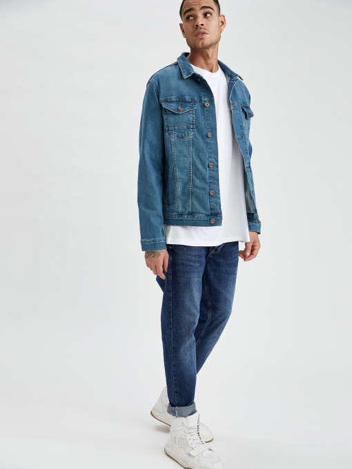 Джинсова куртка DeFacto модель S9983AZ-NM41 Фото