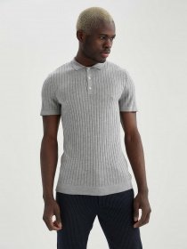 Поло DeFacto модель N6710AZ-GR158 Фото