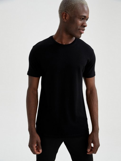 Футболка DeFacto Модель U5125AZ-BK27 Фото