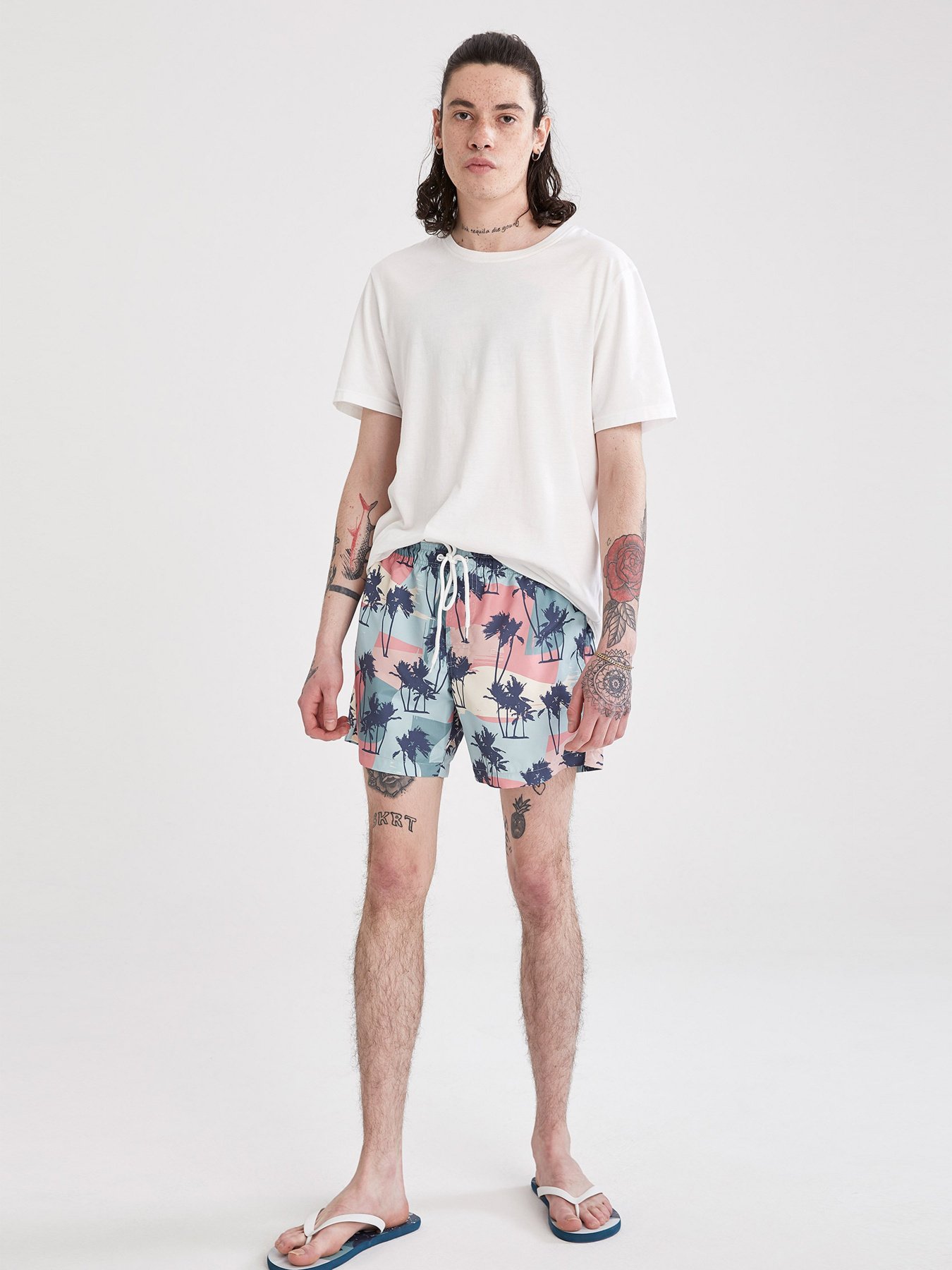 Шорти для плавання DeFacto модель N5923AZ-BE707 Шорти для плавання DeFacto модель N5923AZ-BE707 Фото