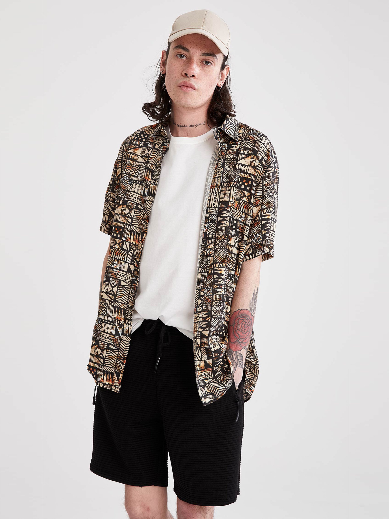 Сорочка повсякденна DeFacto модель N1706AZ-AR187 Фото