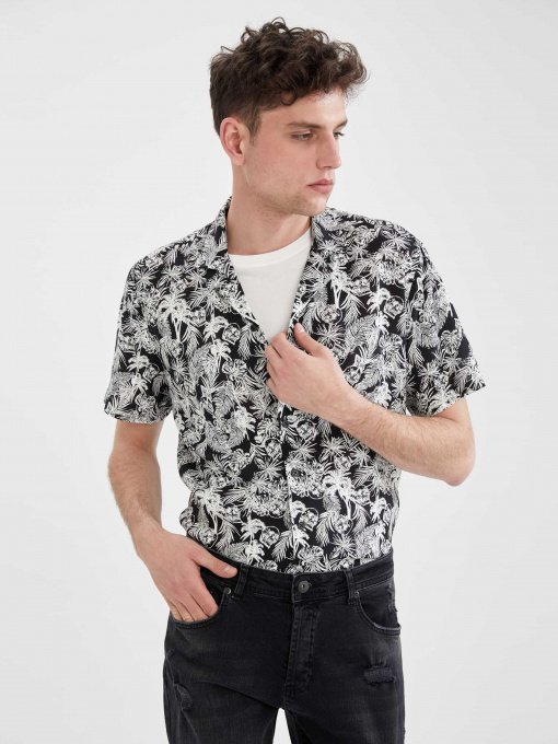 Сорочка повсякденна DeFacto модель N1758AZ-BK27 Фото