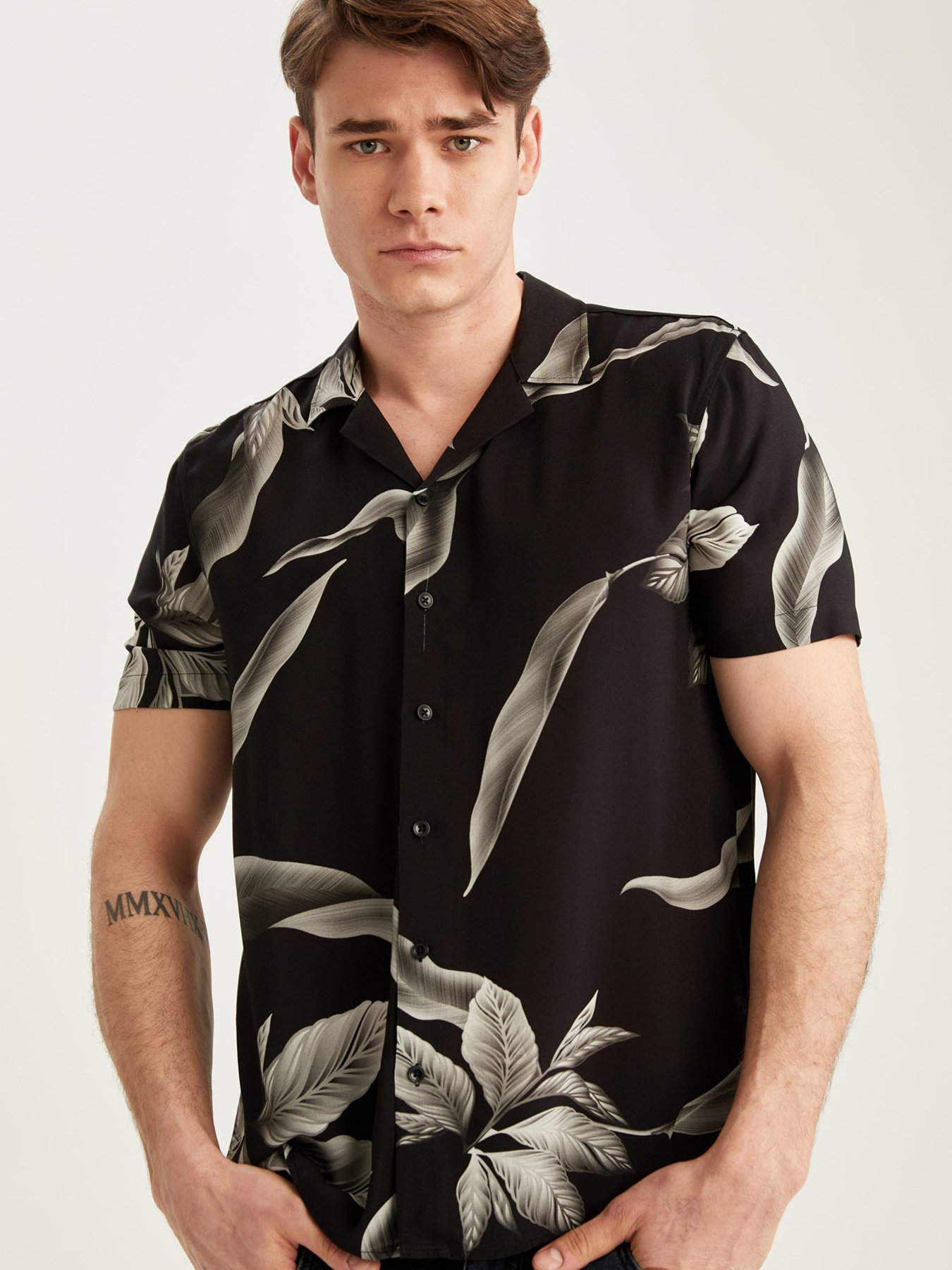 Рубашка повседневная DeFacto модель T5734AZ-BK27 Фото