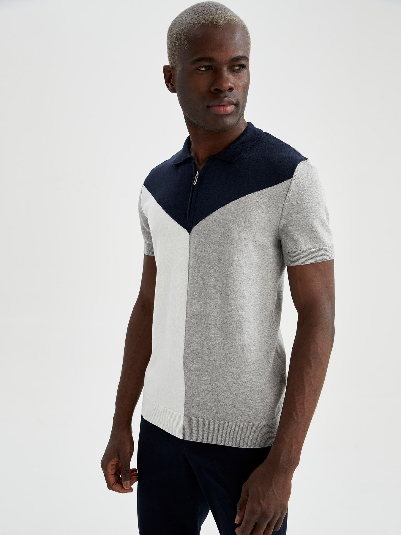 Поло DeFacto модель U5984AZ-GR210 Фото