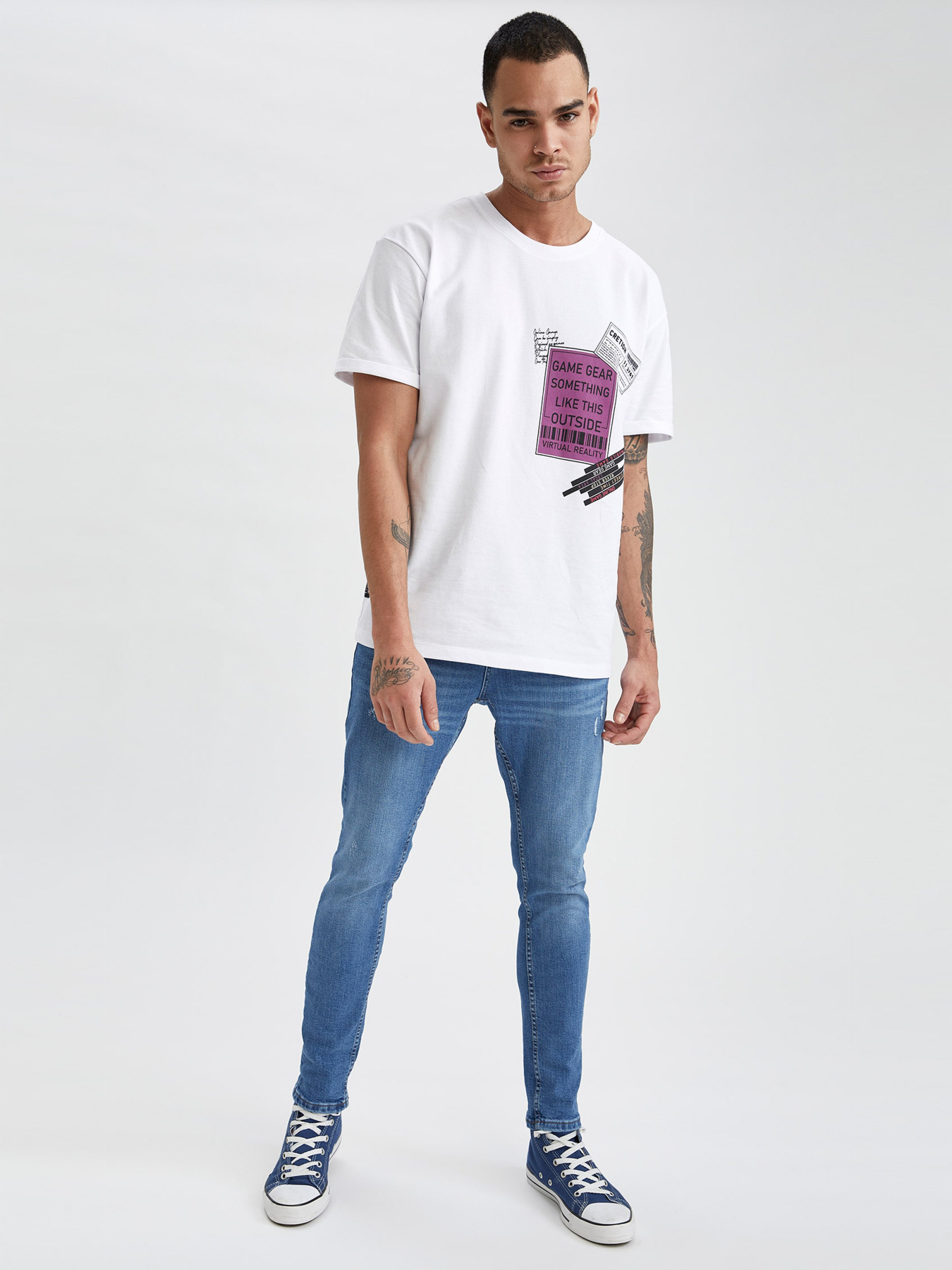 Футболки і поло DeFacto модель S8576AZ-WT34 Фото