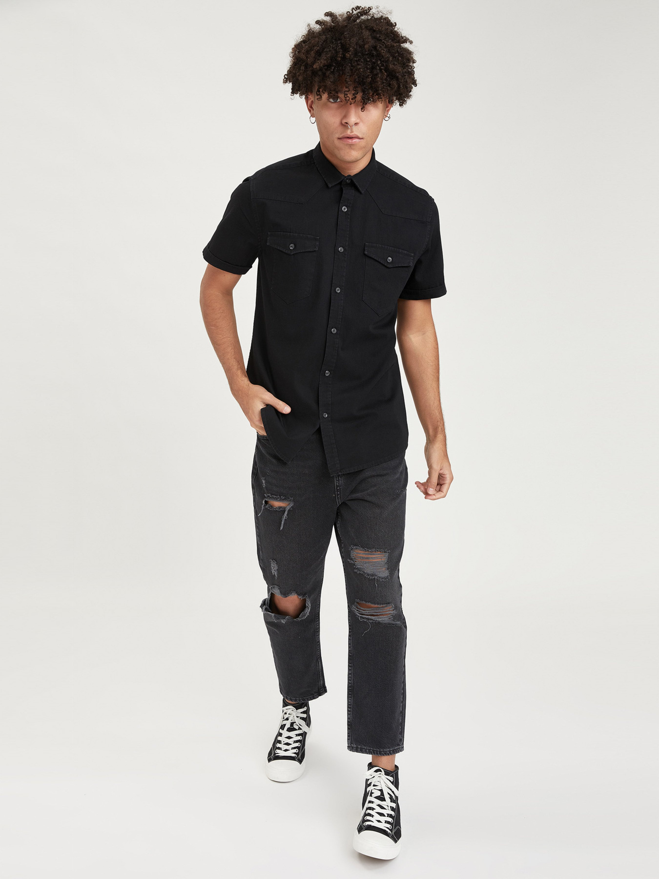 Рубашка повседневная DeFacto модель M9010AZ-NM40 Фото