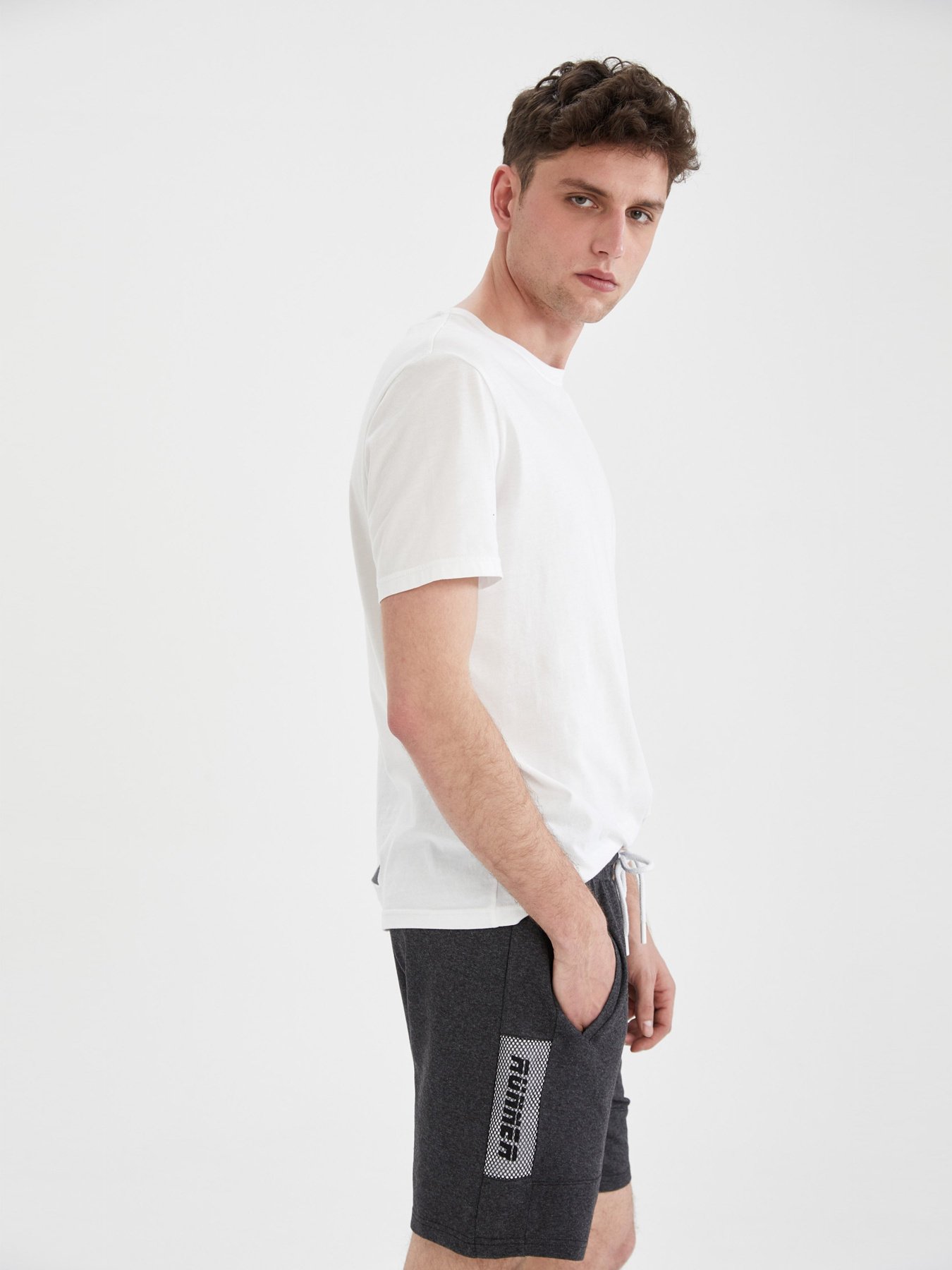 Повсякденні шорти DeFacto модель U6150AZ-GR360 Повсякденні шорти DeFacto модель U6150AZ-GR360 Фото