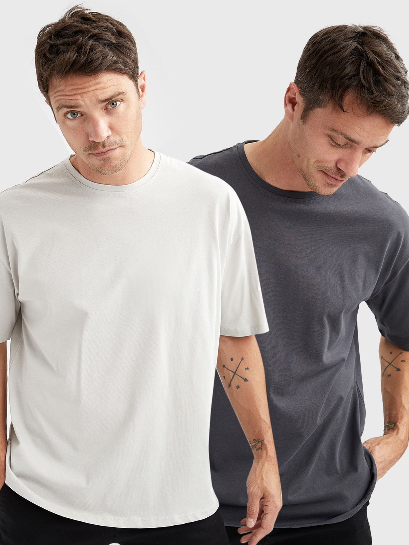 Набор футболок DeFacto модель V1870AZ-GR368 Фото