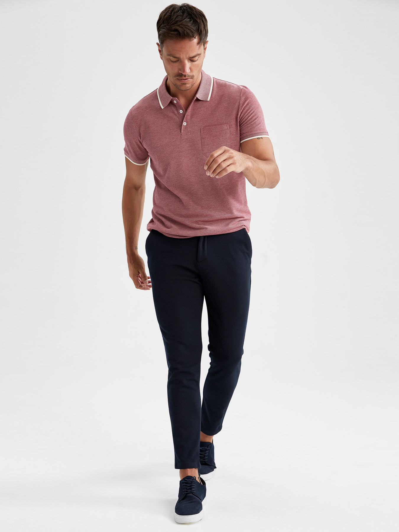 Поло DeFacto модель T7645AZ-BR363 Фото