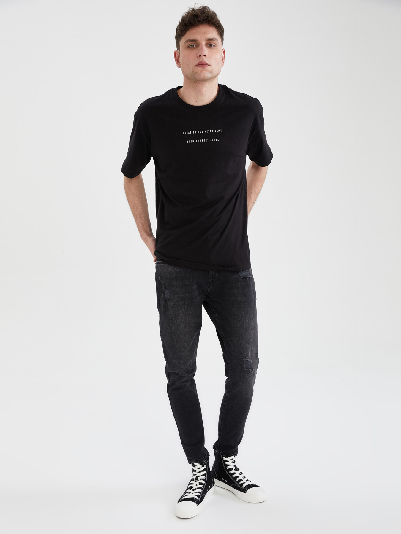 Футболки и поло DeFacto модель U0277AZ-BK27 Фото