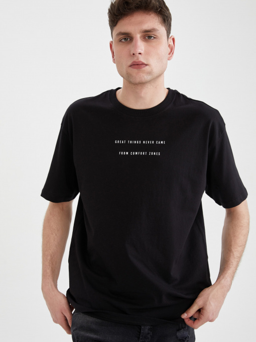 Футболки і поло DeFacto Модель U0277AZ-BK27 Фото