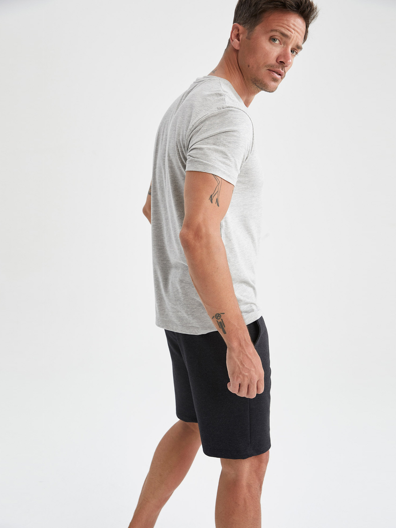 Повсякденний костюм DeFacto модель V1426AZ-GR210 Фото