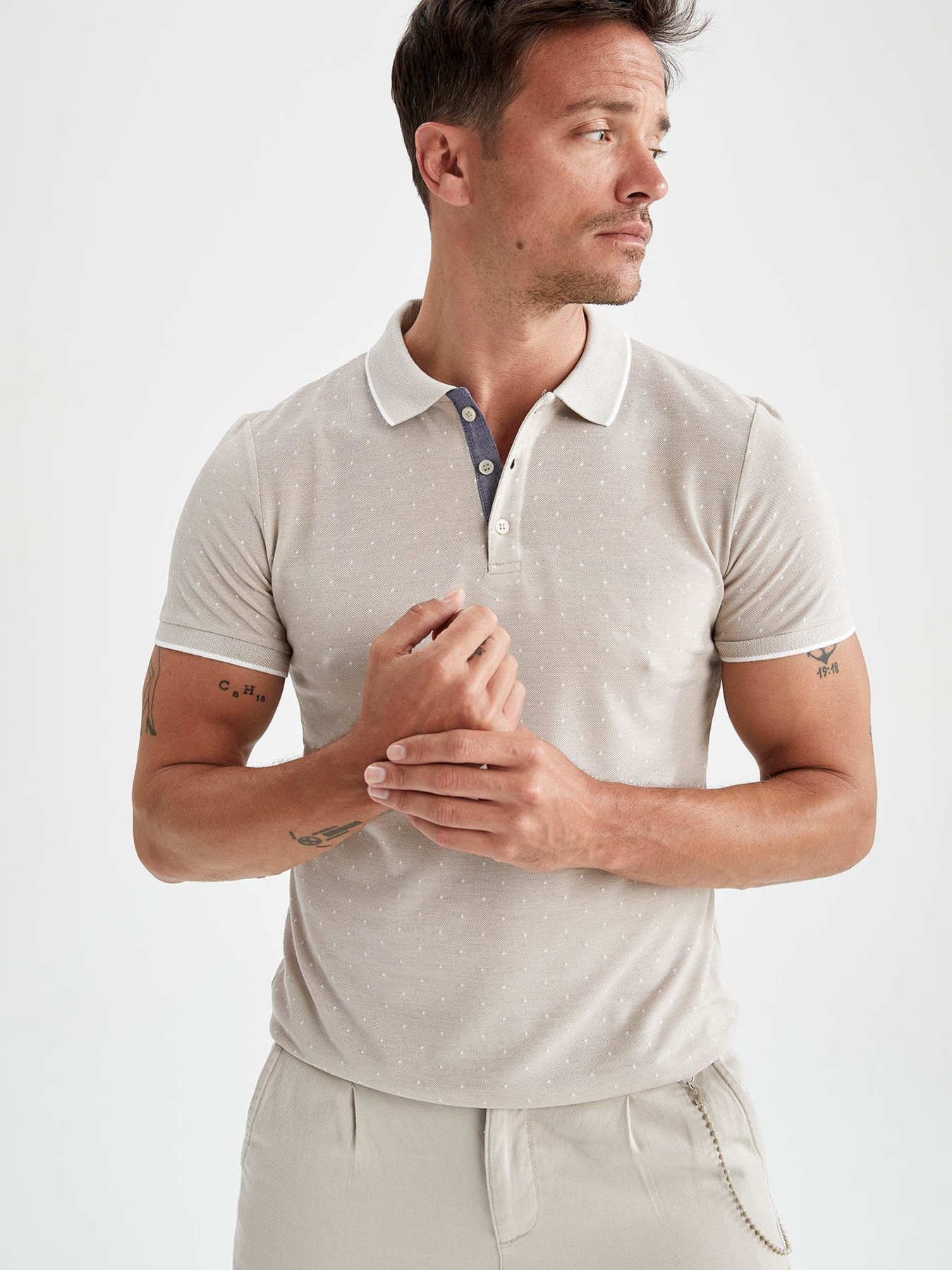 Поло DeFacto модель V1814AZ-BG191 Фото