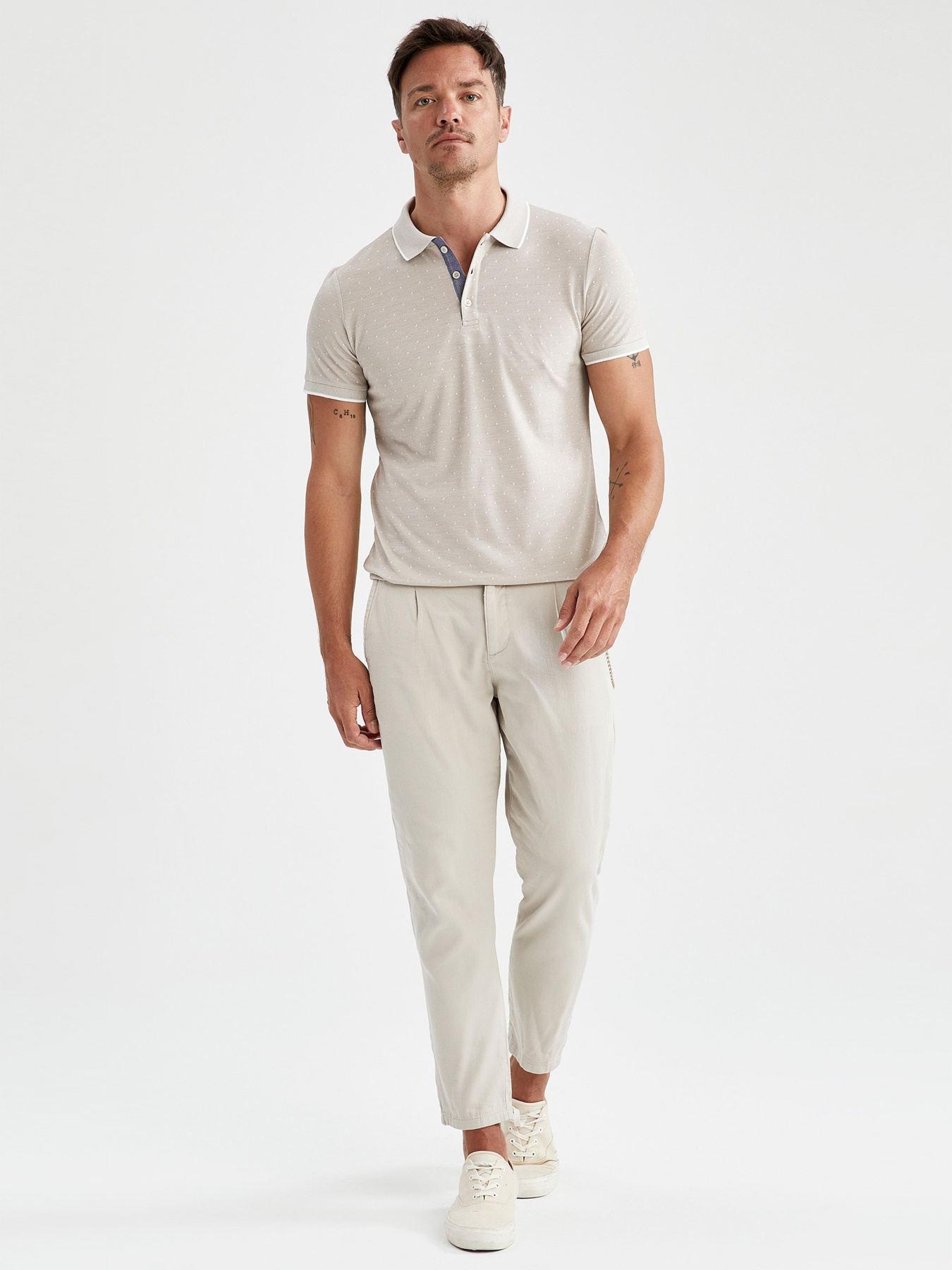 Поло DeFacto модель V1814AZ-BG191 Фото