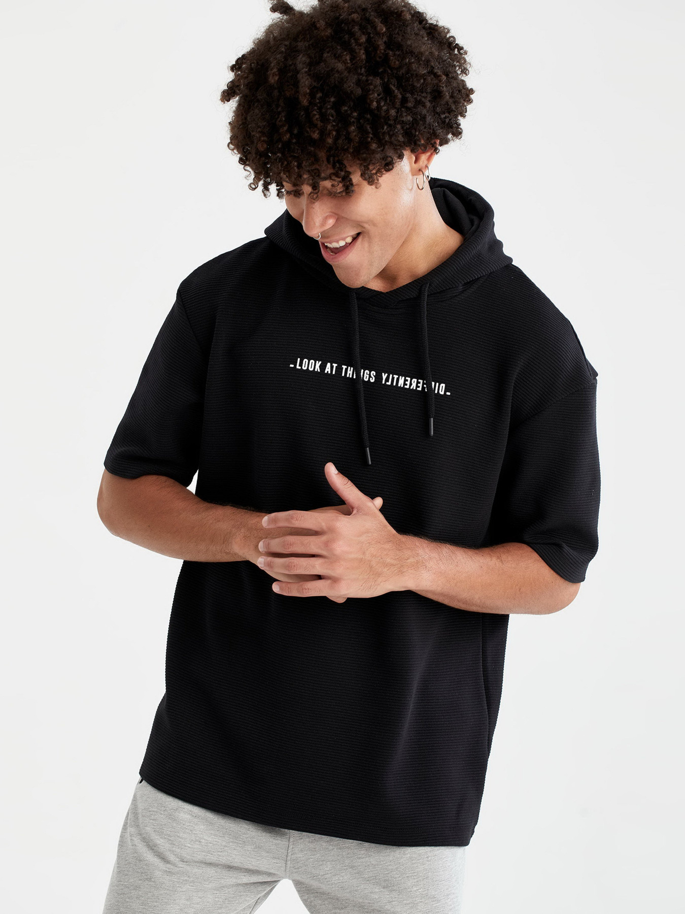 Худи DeFacto модель U9085AZ-BK27 Фото