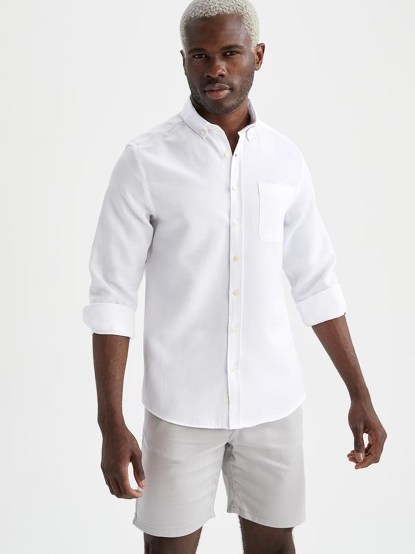 Сорочка повсякденна DeFacto модель T2066AZ-WT34 Фото