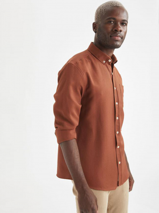 Сорочка повсякденна DeFacto модель T2066AZ-BN349 Фото