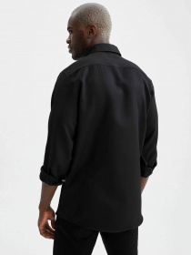 Сорочка повсякденна DeFacto модель T2066AZ-BK27 Фото