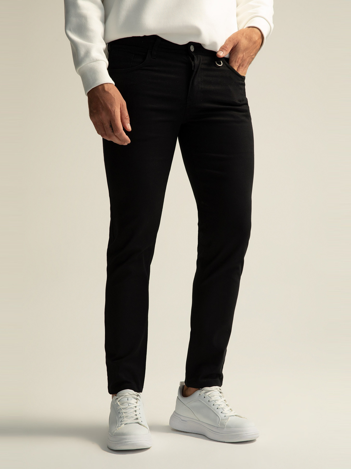 Зауженные джинсы DeFacto Slim модель U6628AZ-BK27 Фото