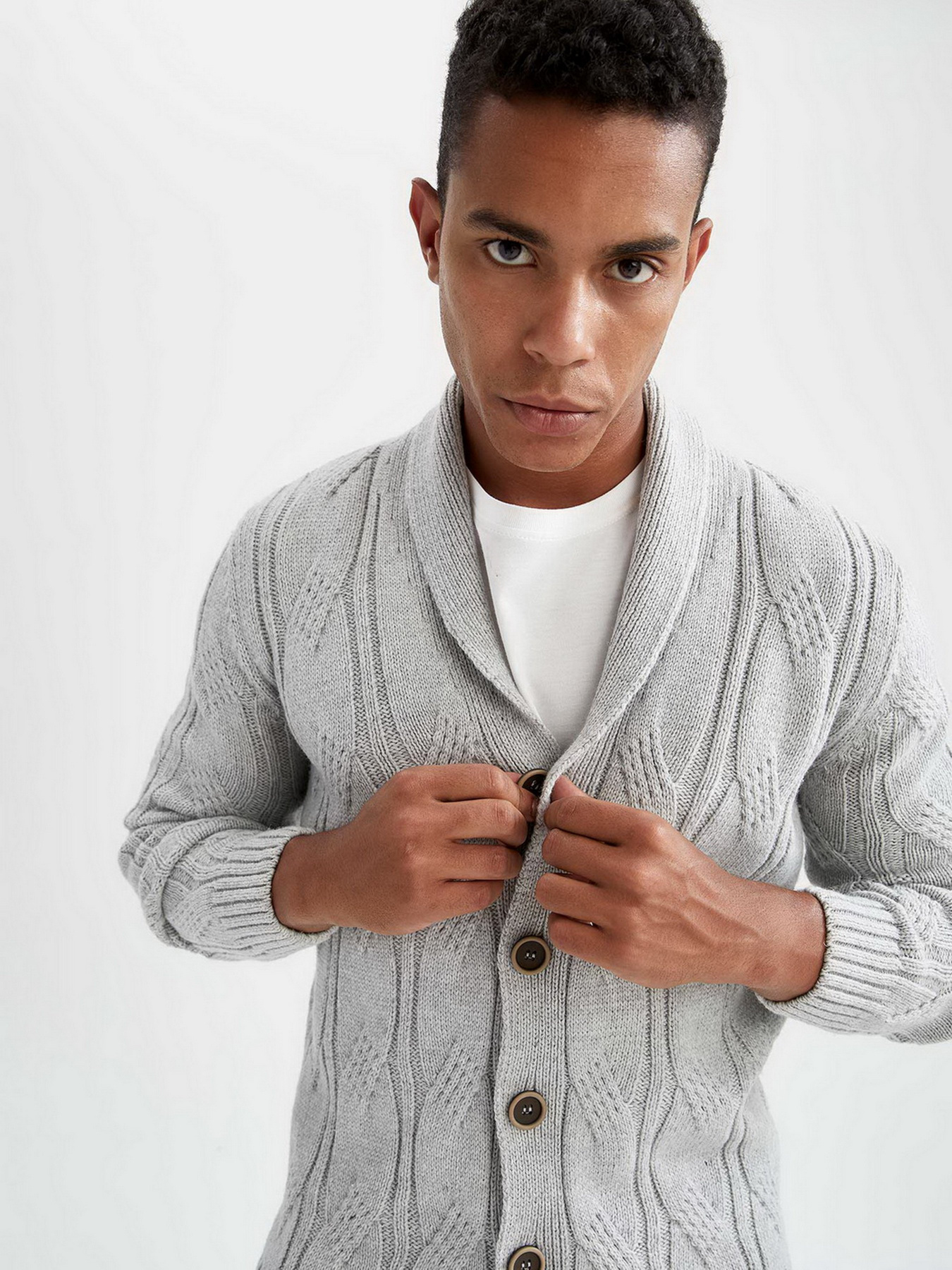 Кардиган DeFacto модель U6602AZ-GR110 Фото