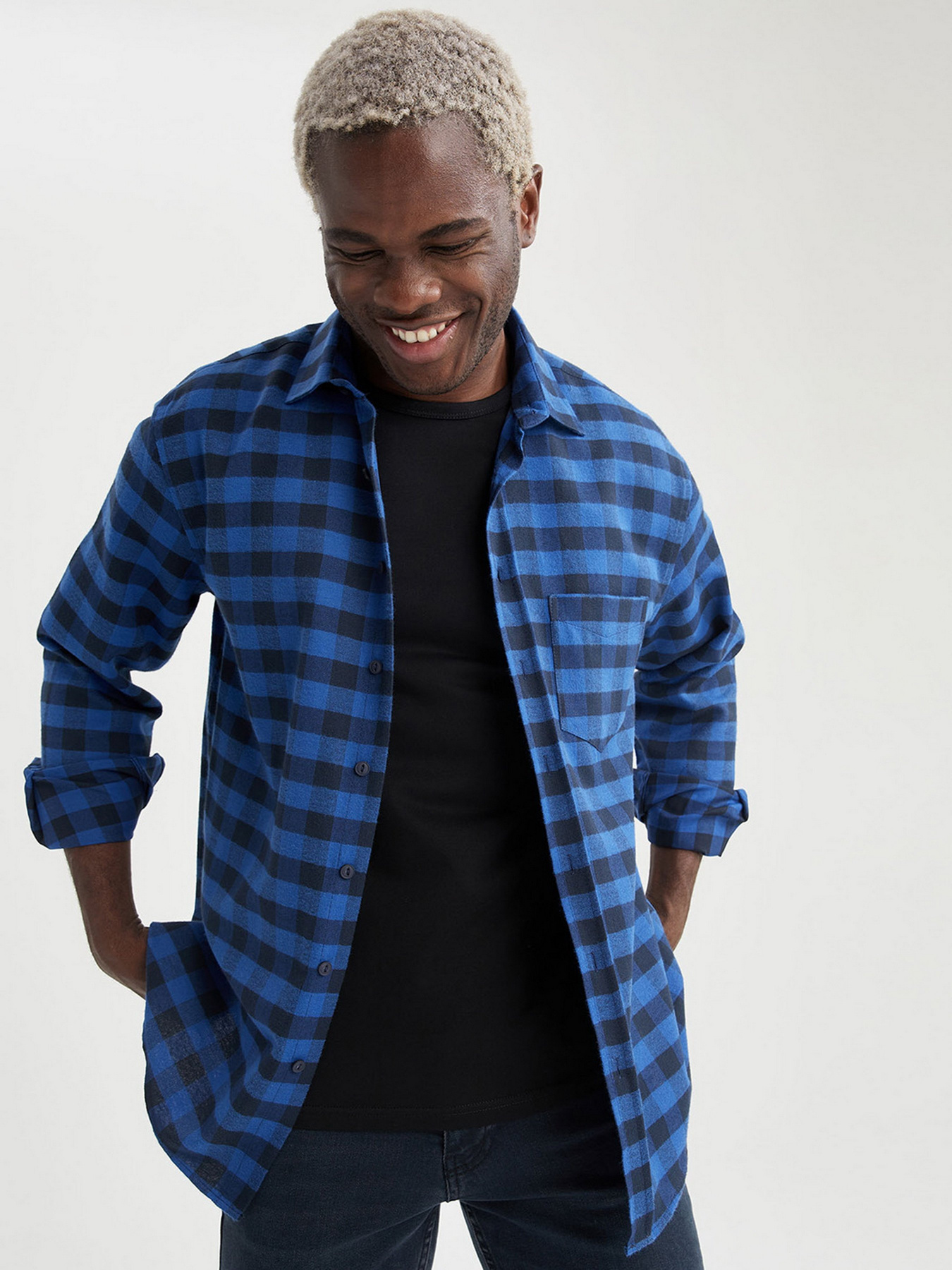 Сорочка повсякденна DeFacto модель U8728AZ-BE331 Фото