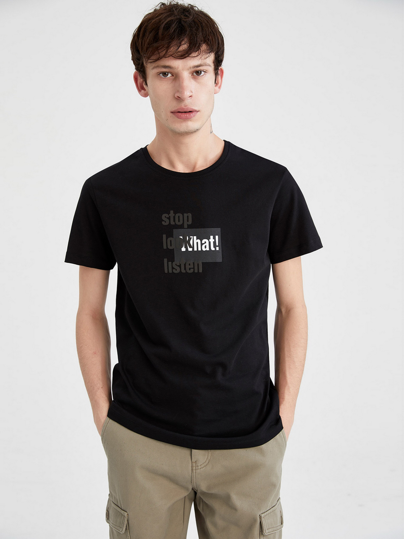 Футболки и поло DeFacto модель W6069AZ-BK81 Фото