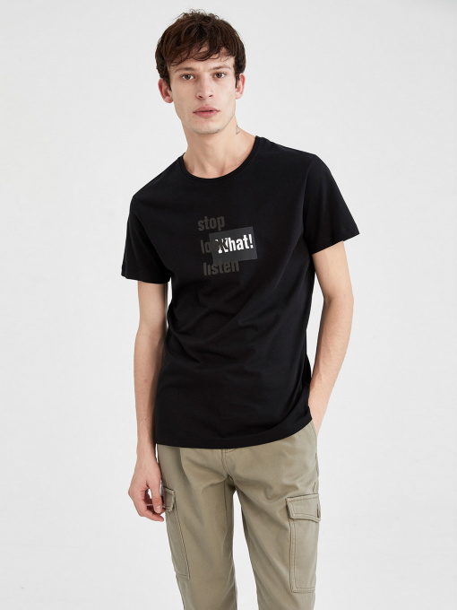 Футболки і поло DeFacto модель W6069AZ-BK81 Фото