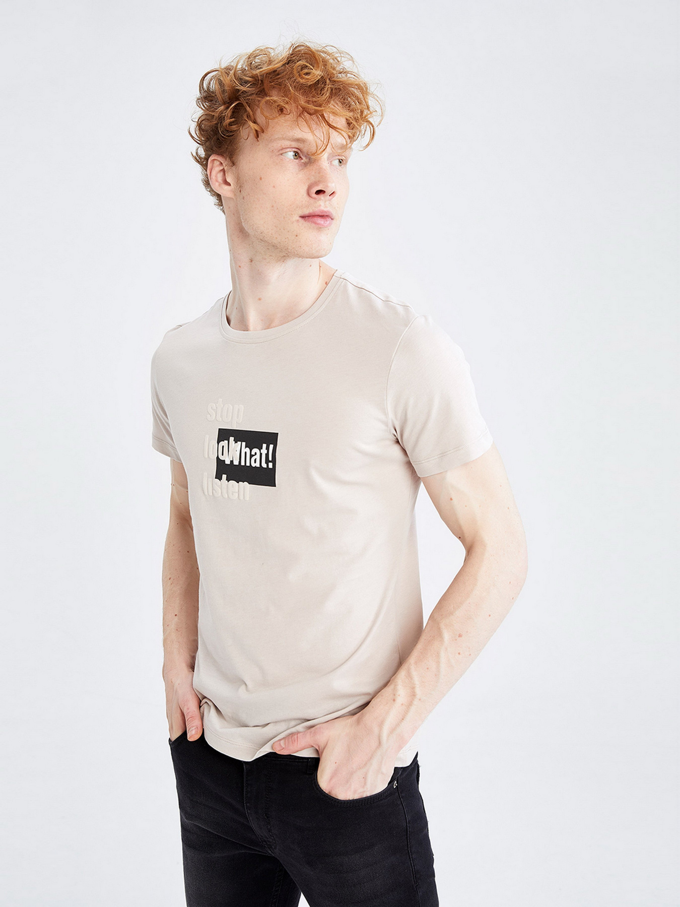 Футболки и поло DeFacto модель W6069AZ-GR425 Фото