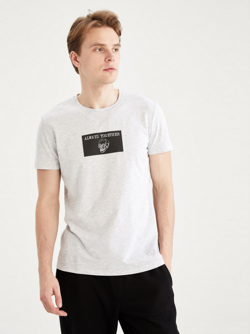 Футболки і поло DeFacto Модель W6091AZ-GR363 Фото