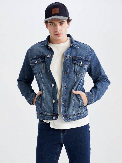 Джинсова куртка DeFacto модель X0399AZ-NM34 Фото