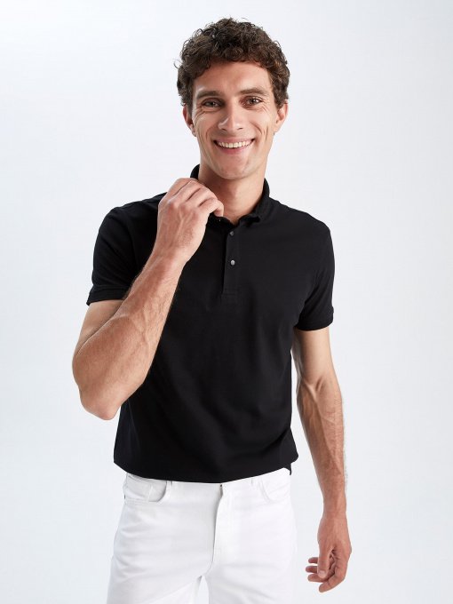 Поло DeFacto модель T5259AZ-BK81 Фото