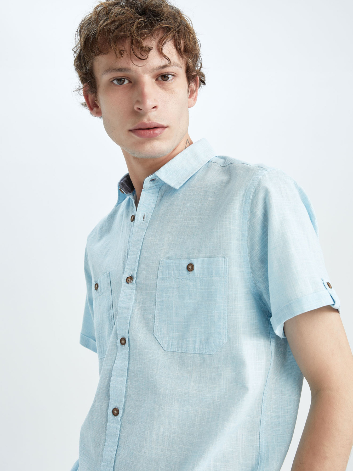 Сорочка повсякденна DeFacto модель N9073AZ-BE497 Фото