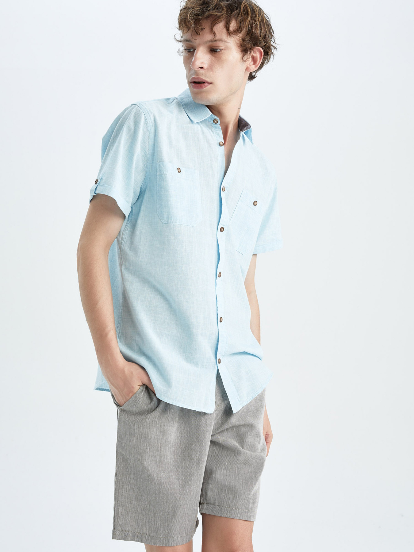 Сорочка повсякденна DeFacto модель N9073AZ-BE497 Фото