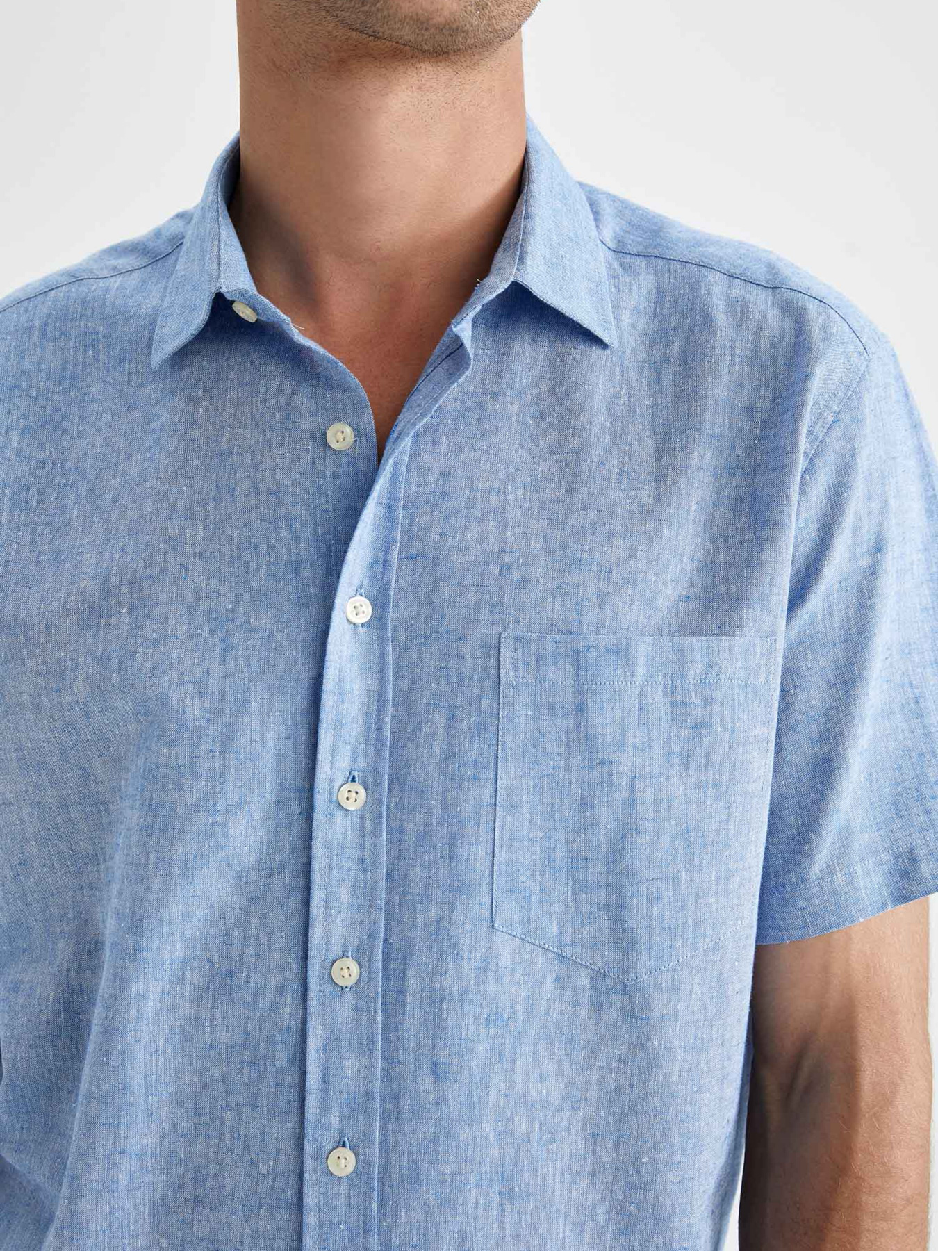 Сорочка повсякденна DeFacto модель W7946AZ-NV120 Сорочка повсякденна DeFacto модель W7946AZ-NV120 Фото