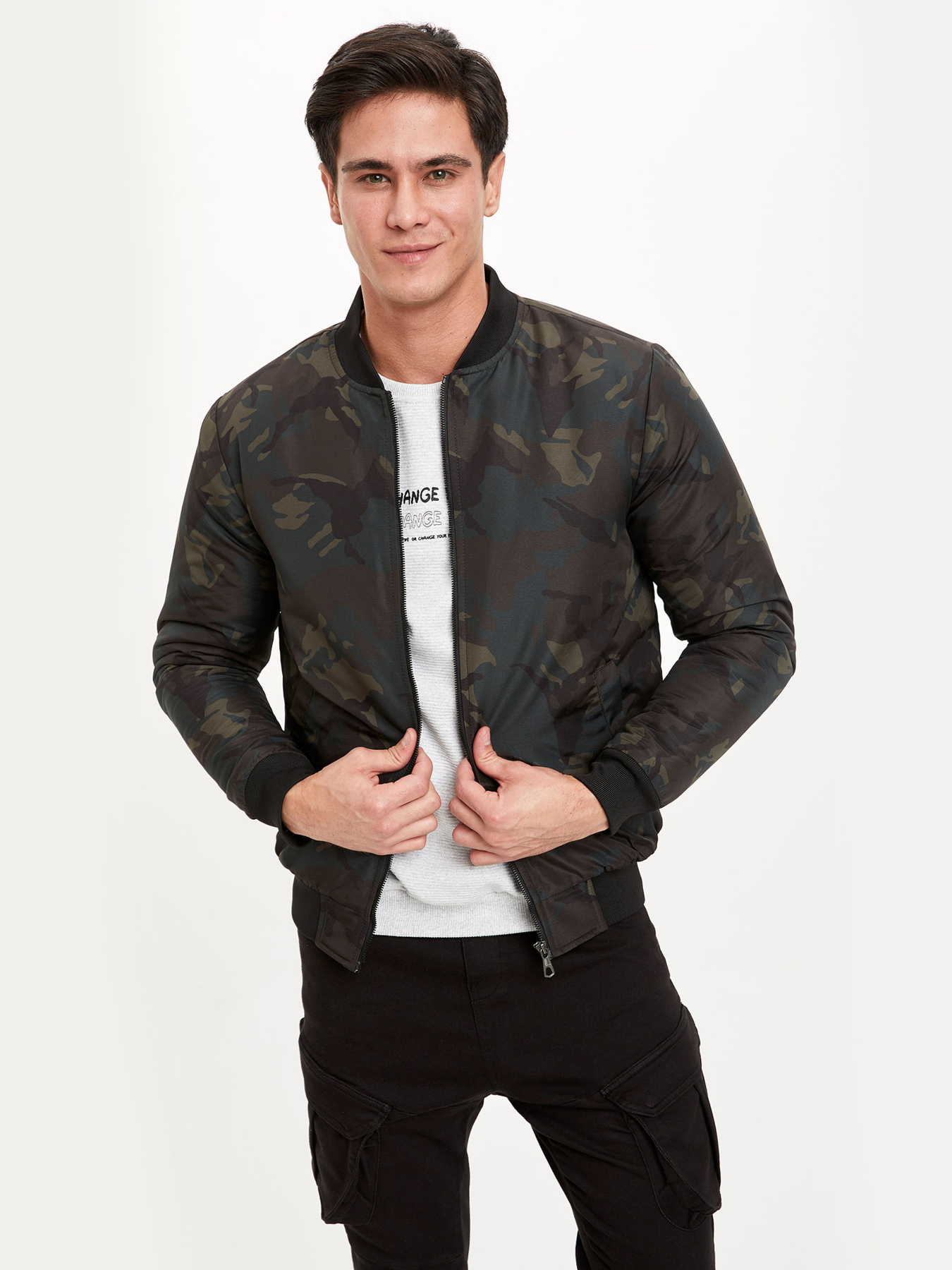 Бомбер DeFacto модель O0344AZ-GN804 Фото