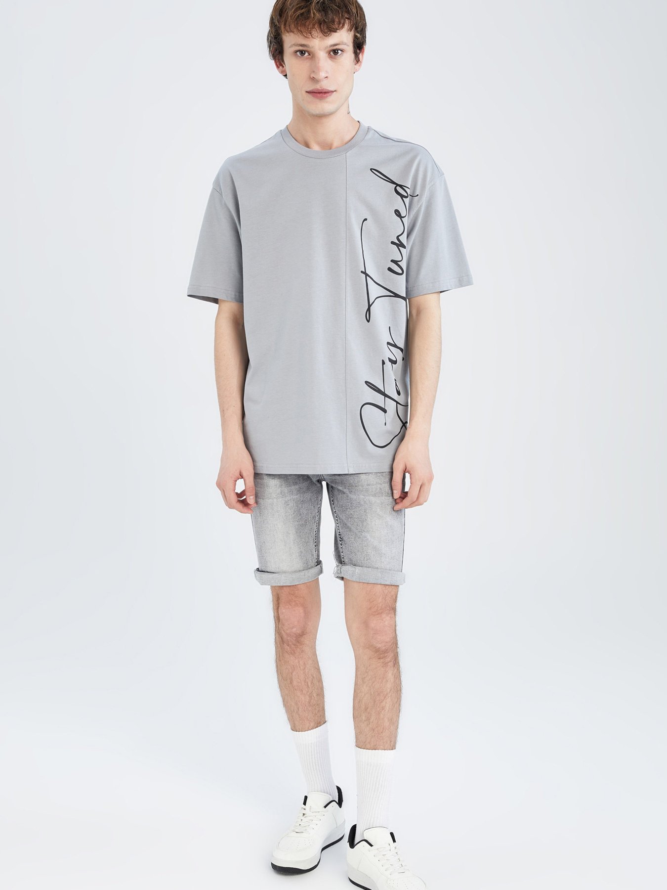 Футболки и поло DeFacto модель Y2474AZ-GR261 Фото