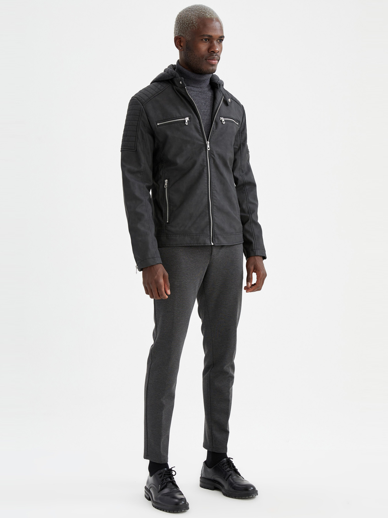 Куртка кожаная DeFacto модель R2523AZ-AR110 Фото