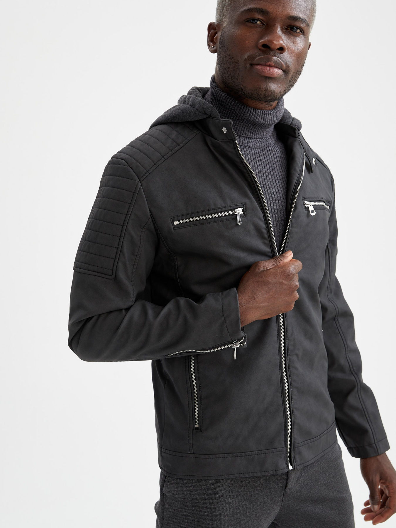 Куртка кожаная DeFacto модель R2523AZ-AR110 Фото