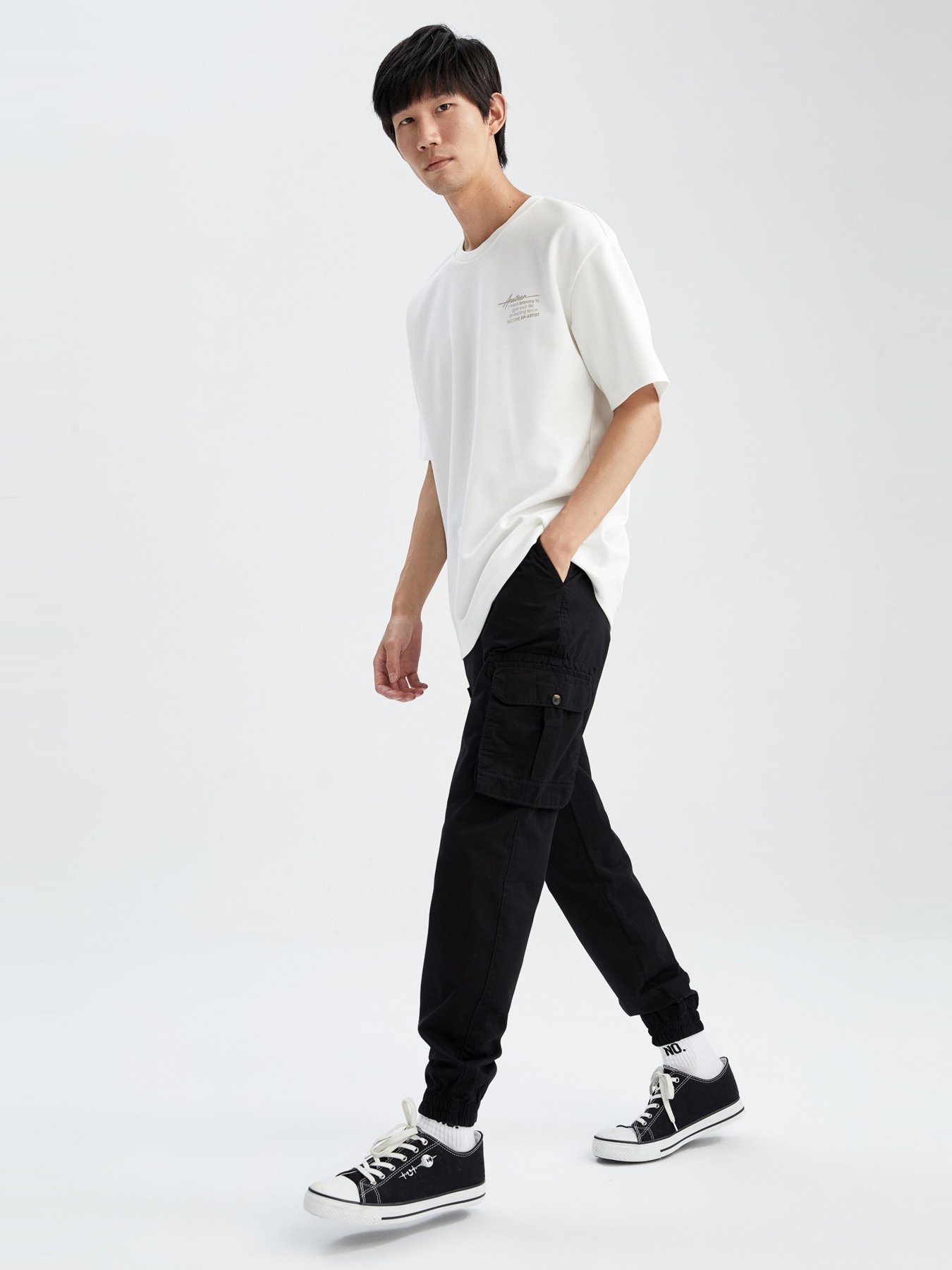 Повсякденні штани DeFacto модель M6253AZ-BK27 Фото